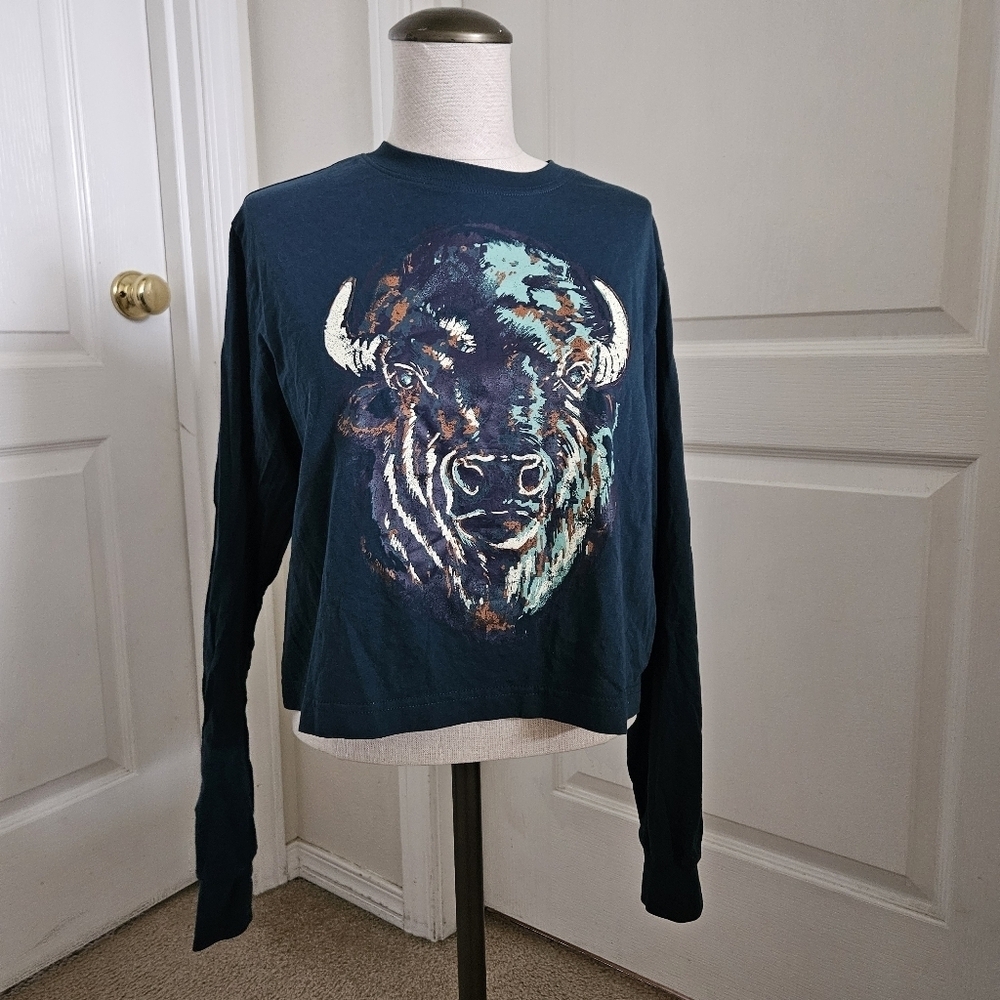 Wrangler Crop T-Shirt Oversized XS